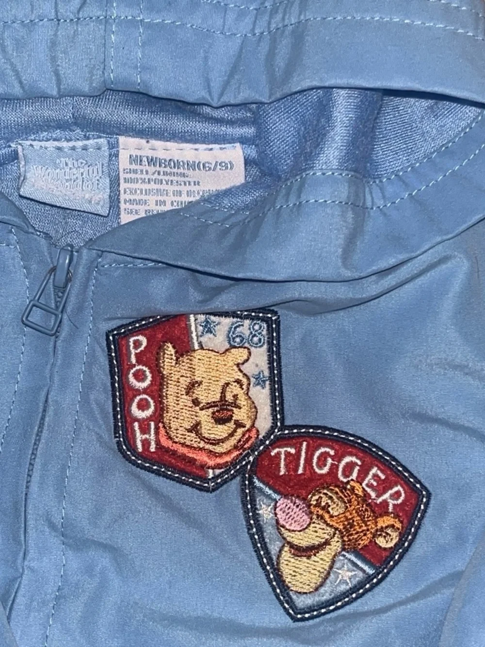 Disney Baby Blue Winnie the Pooh Windbreaker Set for Kids